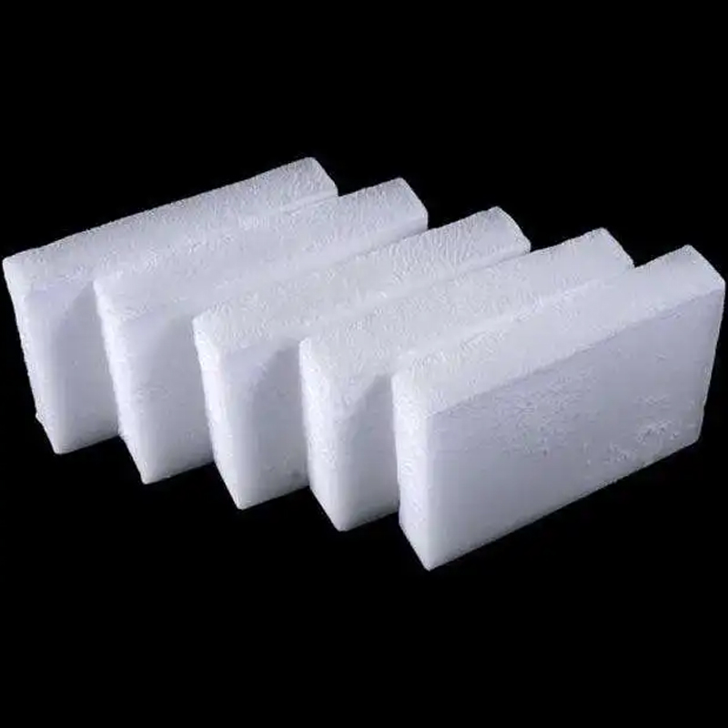 Various types of block dry ice